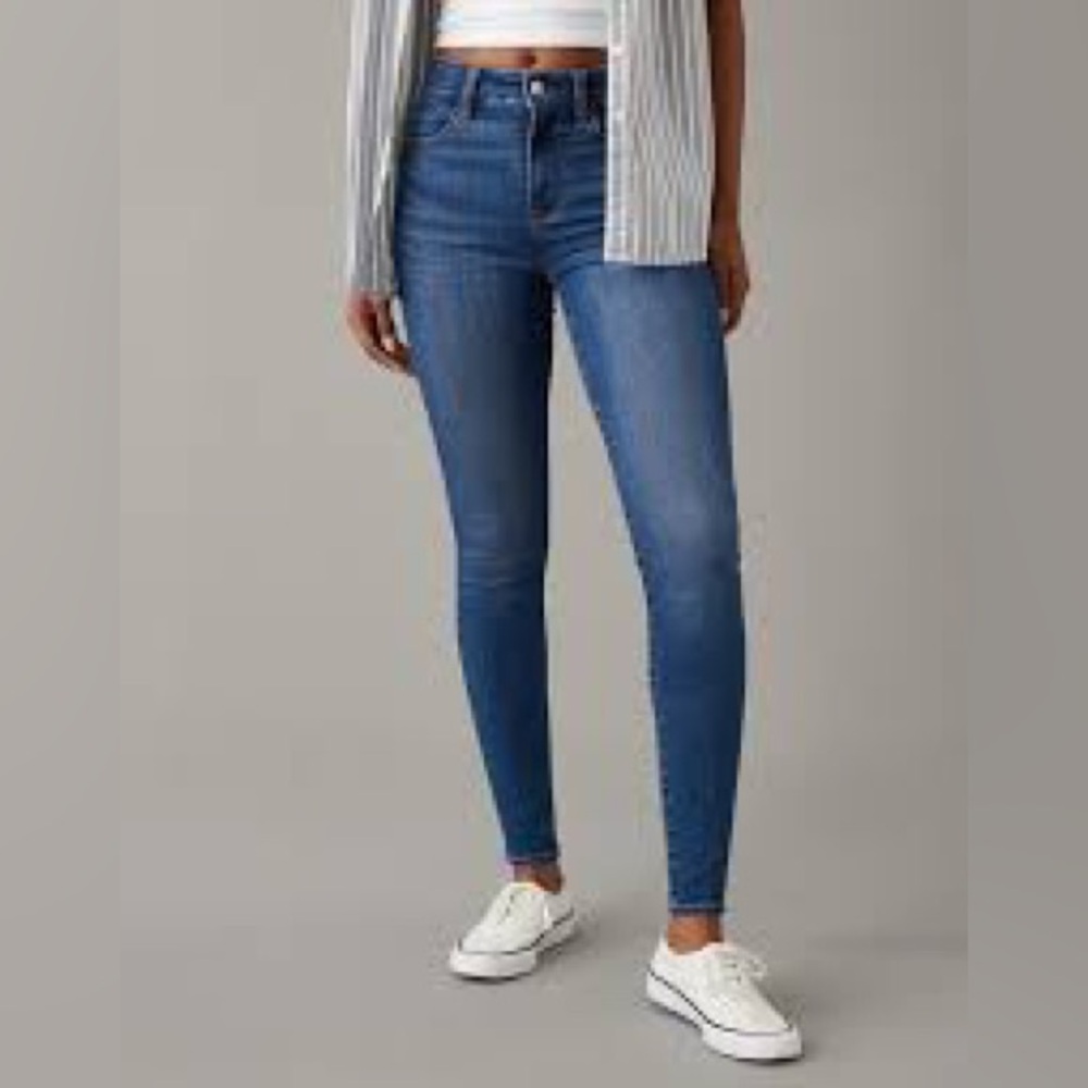 Women's Blue American Eagle Jeggings